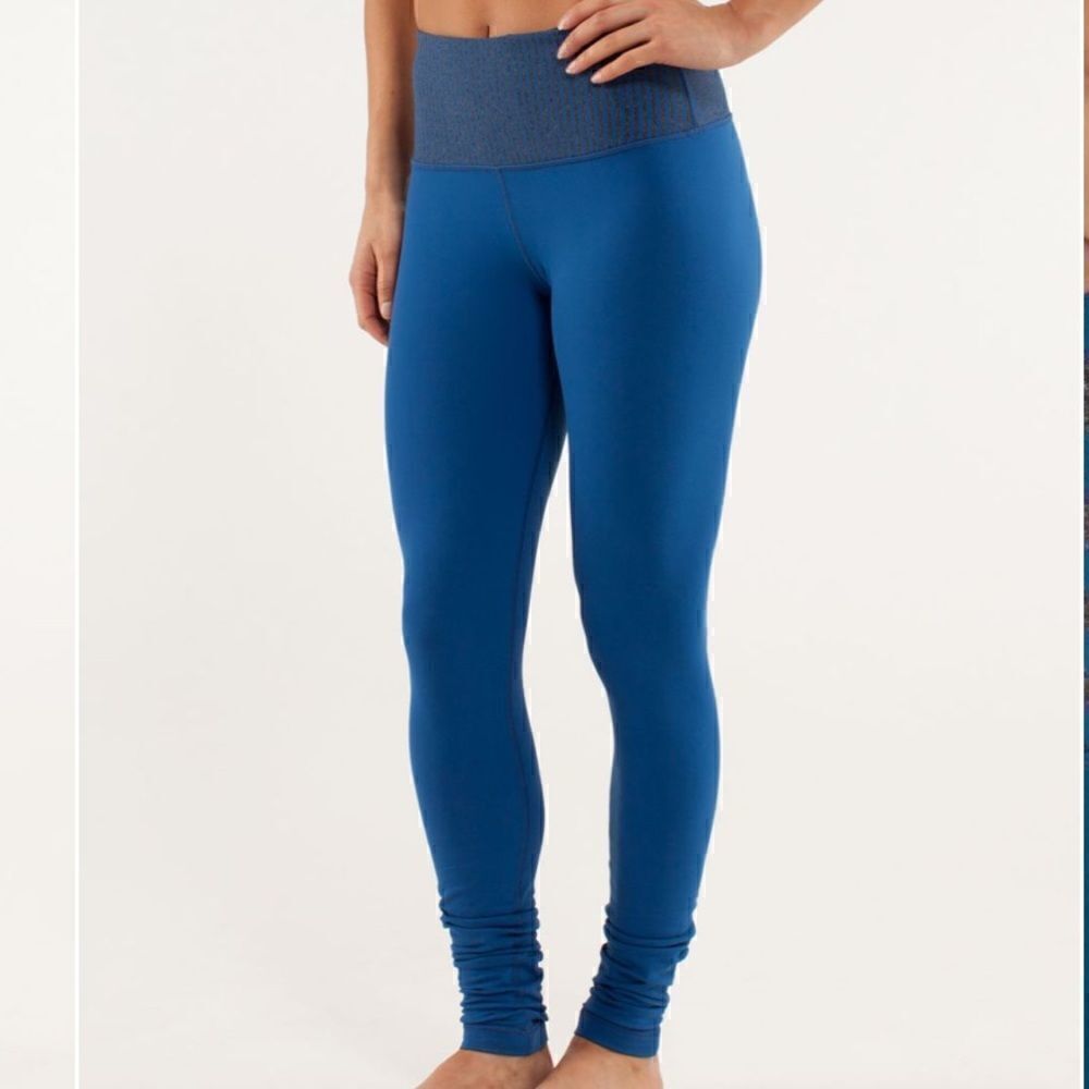 Lululemon Wunder Under Pant *High Rise in blue size 4